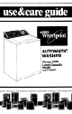 Whirlpool LA77OOXP Use & Care Manual