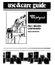 Whirlpool HDIOOOXS Use And Care Manual
