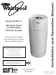 Whirlpool WHELJ1 Installation And Operation Manual