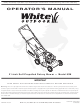 White Outdoor 83M Operator's Manual