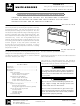 White Rodgers 1F90W-51 Installation And Operating Instructions Manual