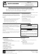 White Rodgers 1F81-71 Installation And Operation Instructions Manual