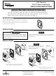 White Rodgers F61 User Manual