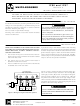 White Rodgers 1F90 Addendum To Installation Instructions