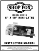 Woodstock M1015 Instruction Manual