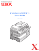 Xerox WorkCentre M15 User Manual