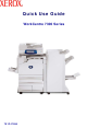 Xerox WorkCentre 7300 Series Quick Use Manual