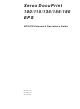 Xerox DocuPrint 155 Operation Manual