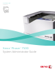 Xerox PHASER 7500 System Administrator Manual