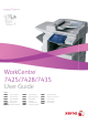Xerox WORKCENTRE 7425 Ghid De Utilizare