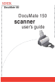 Xerox DocuMate 150 User Manual