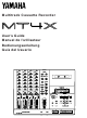 Yamaha MT4X Guía Del Usuario