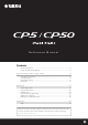 Yamaha CP5 Reference Manual