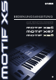 Yamaha MOTIF X5 Bedienungsanleitung