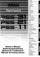 Yamaha PortaSound PSS-21 Manuel Du Propriétaire