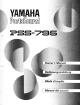 Yamaha PortaSound PSS-795 Mode D'emploi
