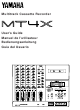 Yamaha MT4X User Manual