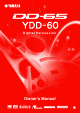 Yamaha DD-65 Owner's Manual