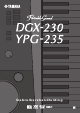 Yamaha DGX-230/YPG-235 Owner's Manual
