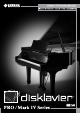 Yamaha piano Operating Manual