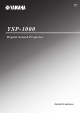 Yamaha YSP-1000 Owner's Manual