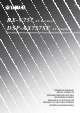 Yamaha DSP-AX757SE Owner's Manual