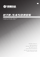 Yamaha HTR-5450RDS Owner's Manual