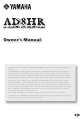 Yamaha AD8HR AD Owner's Manual