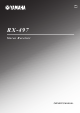 Yamaha RX-497 Owner's Manual