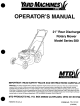 Yard Machines 580 Series Operator's Manual
