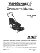 Yard Machines 560 Series Operator's Manual