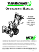 Yard Machines E600E Operator's Manual