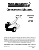 Yard Machines 410-422 Operator's Manual