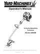 Yard Machines 2800M Operator's Manual
