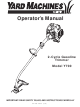 Yard Machines Y700 Operator's Manual
