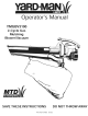 Yard-Man 769.01408 Operator's Manual