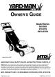 Yard-Man 950-959 Owner's Manual