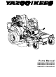 Yazoo/Kees 968999694/ZEKH42200 Parts Manual