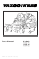 Yazoo/Kees 4HRK20 Parts Manual