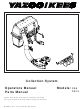 Yazoo/Kees Collection System CS13 Operator's & Parts Manual