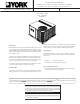 York CHAMPION D2EB Installation Instructions Manual