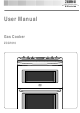 Zanussi ZCG7610 User Manual