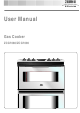Zanussi ZCG7680 User Manual
