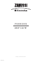 Zanussi Electrolux 110 W Instruction Booklet
