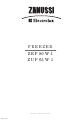 Zanussi Electrolux ZEF 90 W 1 Instruction Booklet