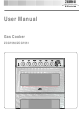 Zanussi ZCG7551 User Manual