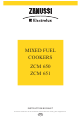 Zanussi Electrolux ZCM 650 ZCM 651 Instruction Booklet