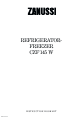 Zanussi CZF 145 W Instruction Booklet