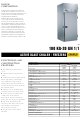 Zanussi ZANUSSI easyChill 110022 Specifications