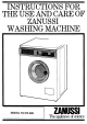 Zanussi FE 4000 Use And Care Manual